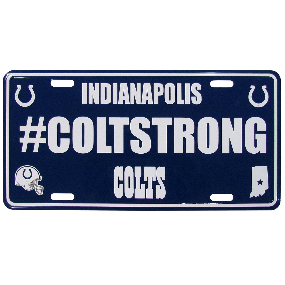 Indianapolis Colts License Plate Hashtag