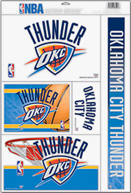 Oklahoma City Thunder Decal 11x17 Ultra - Special Order