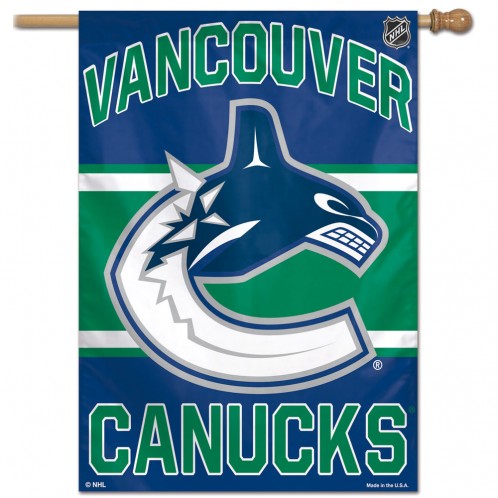 Vancouver Canucks Banner 28x40 Vertical - Special Order