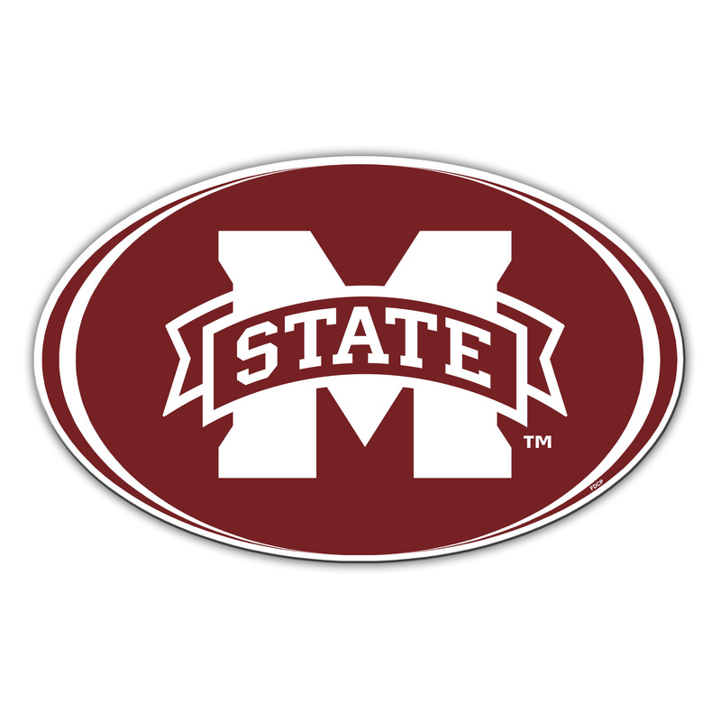 Mississippi State Bulldogs Magnet Car Style 8 Inch CO