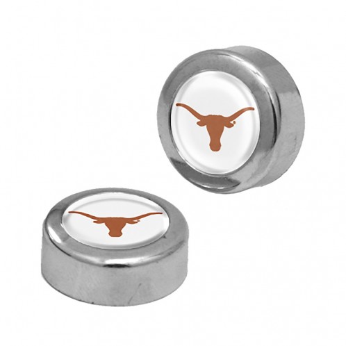 Texas Longhorns Screw Caps Domed - Special Order