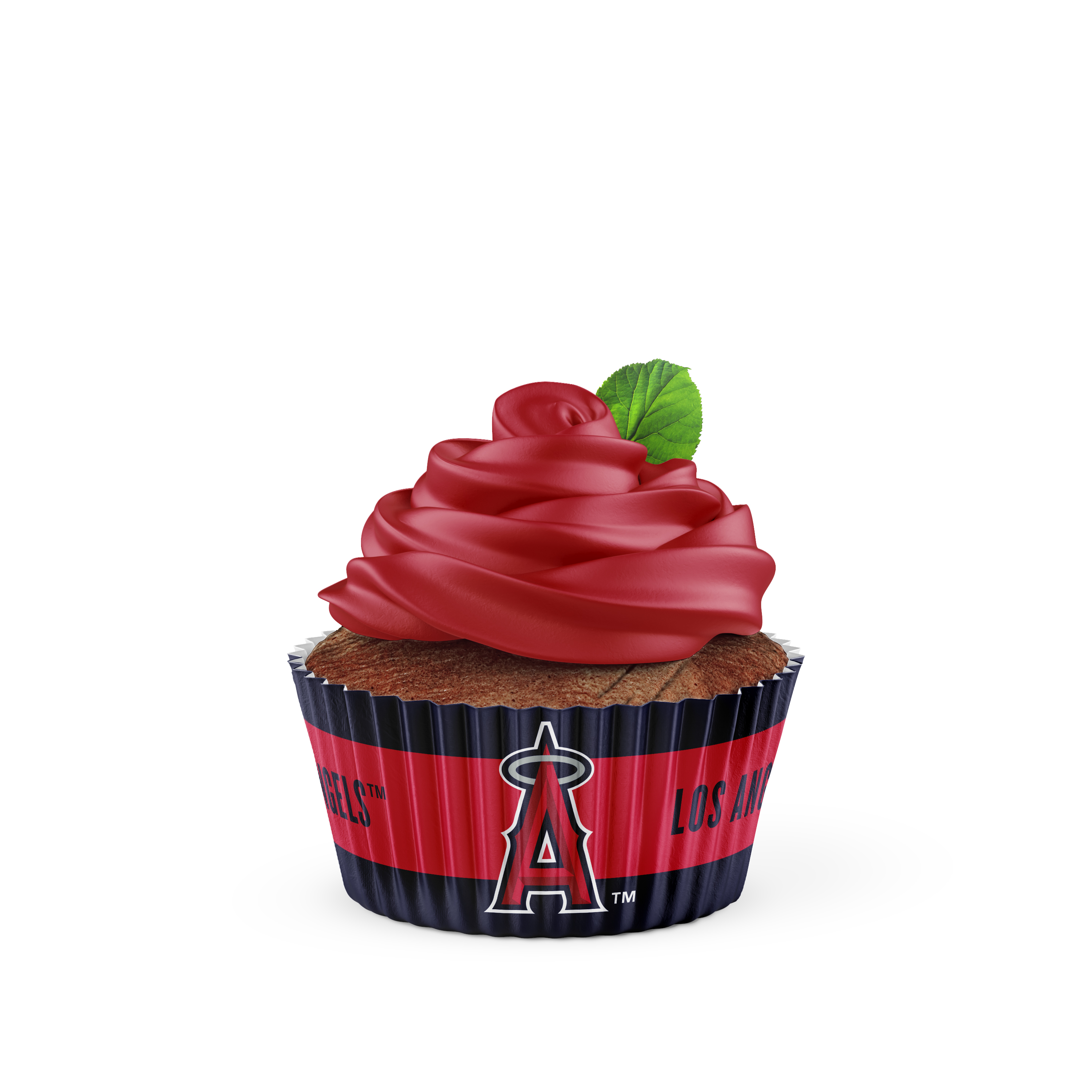 Los Angeles Angels Baking Cups Large 50 Pack - Special Order