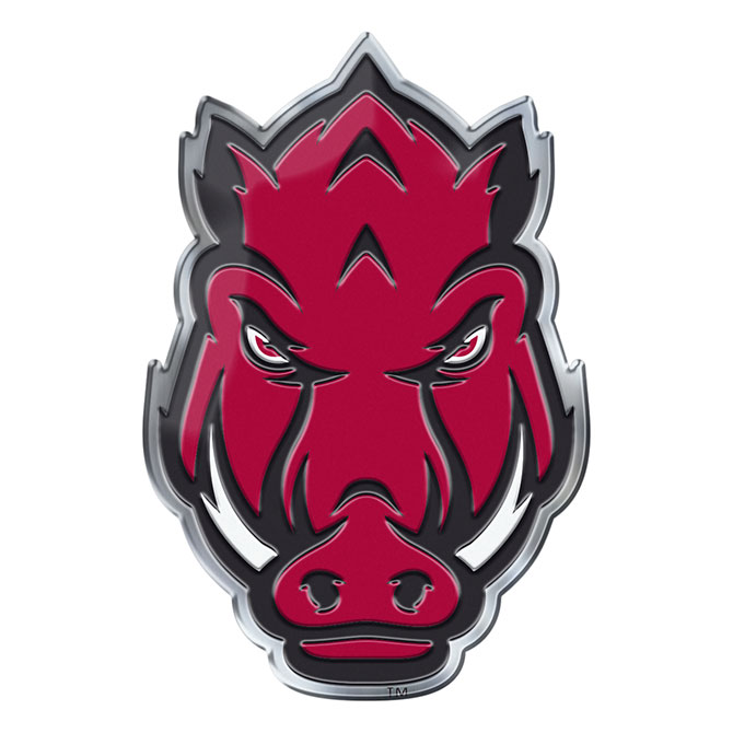 Arkansas Razorbacks Auto Emblem Color Alternate Logo
