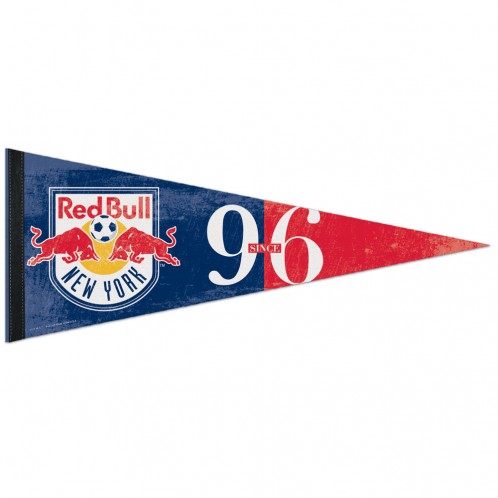 New York Red Bulls Pennant 12x30 Premium Style - Special Order