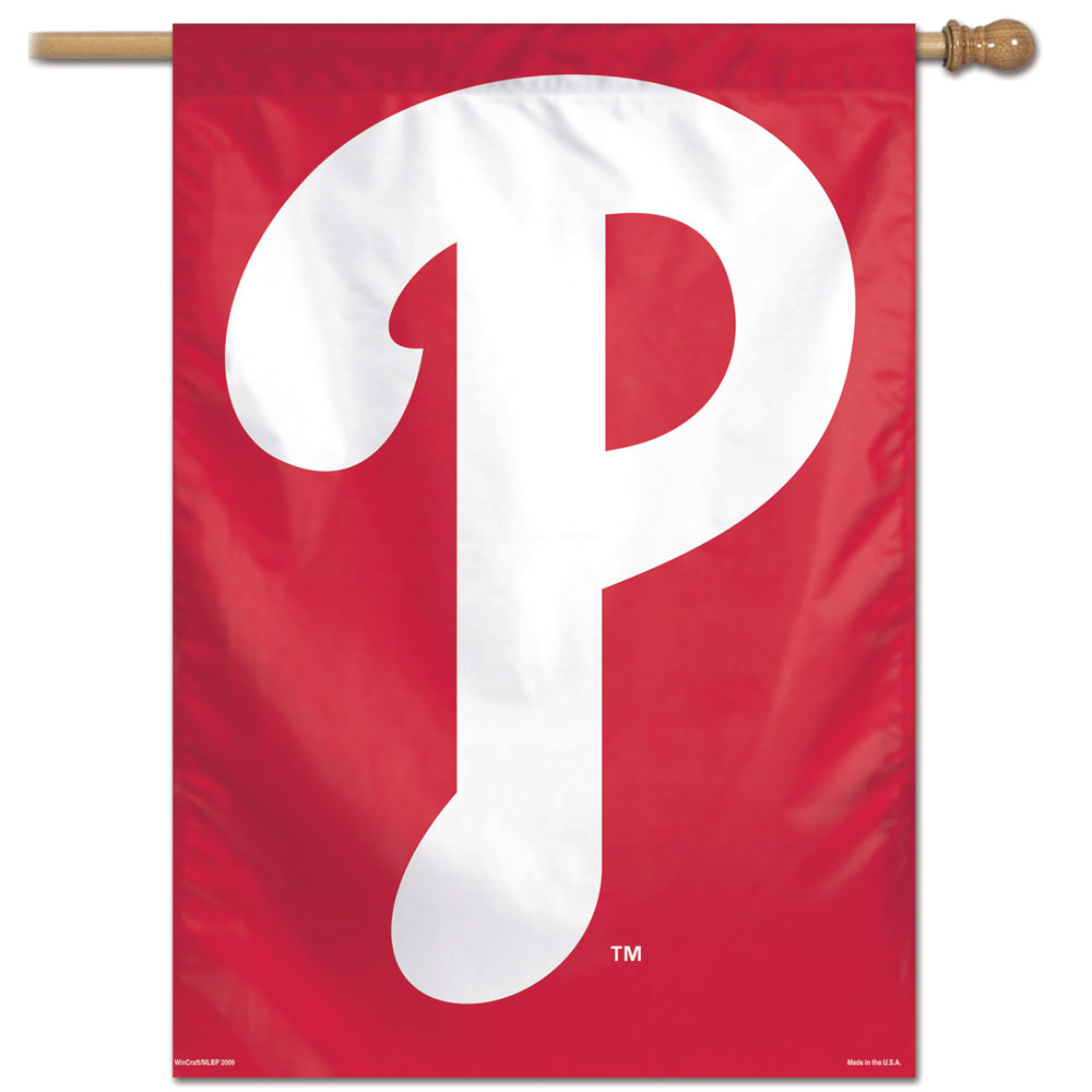 Philadelphia Phillies Banner 28x40 Vertical Second Alternate Design