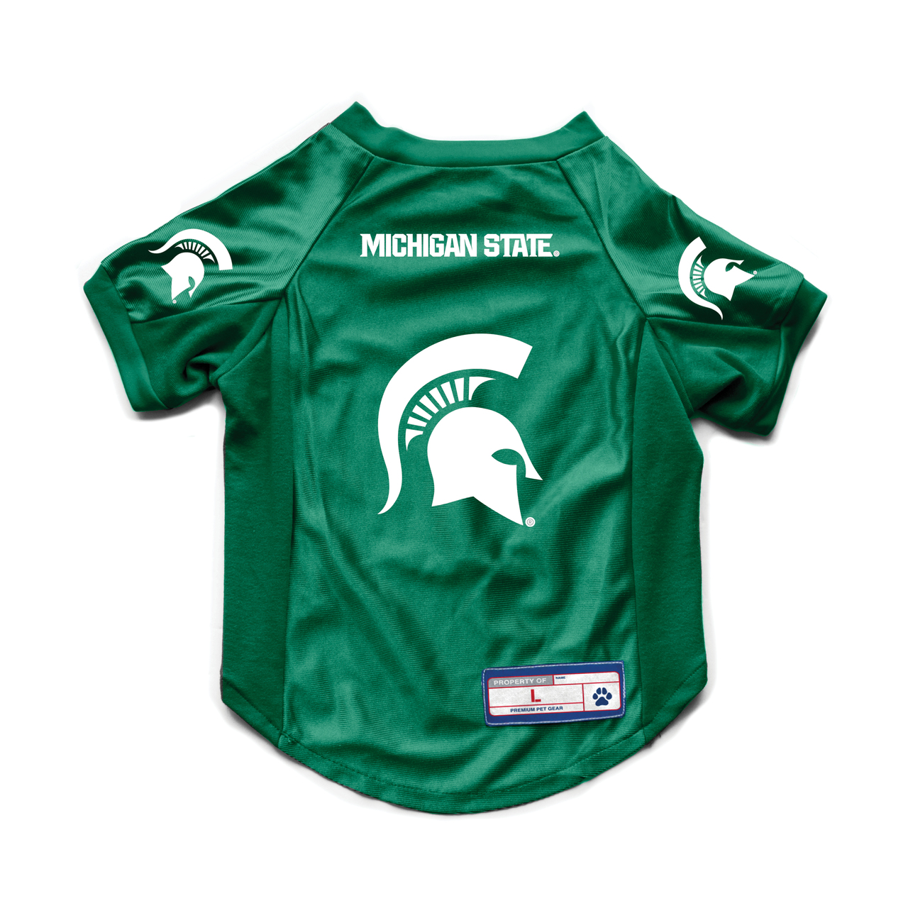 Michigan State Spartans Pet Jersey Stretch Size XL - Special Order