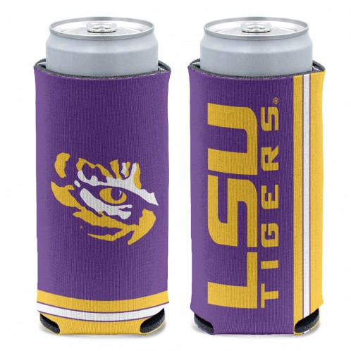 LSU Tigers Can Cooler Slim Can Design