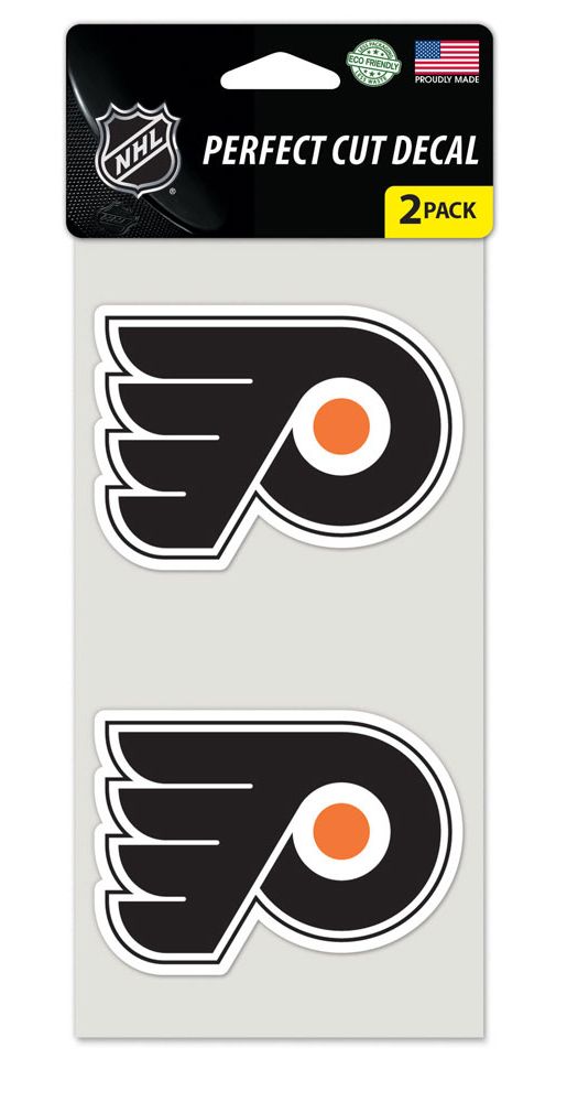 Philadelphia Flyers Set of 2 Die Cut Decals