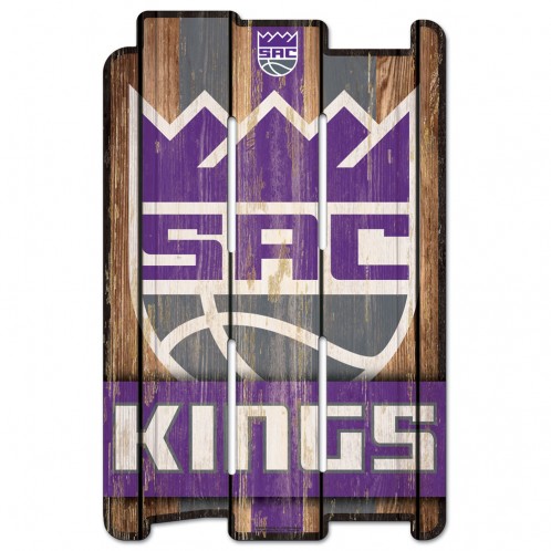 Sacramento Kings Sign 11x17 Wood Fence Style - Special Order