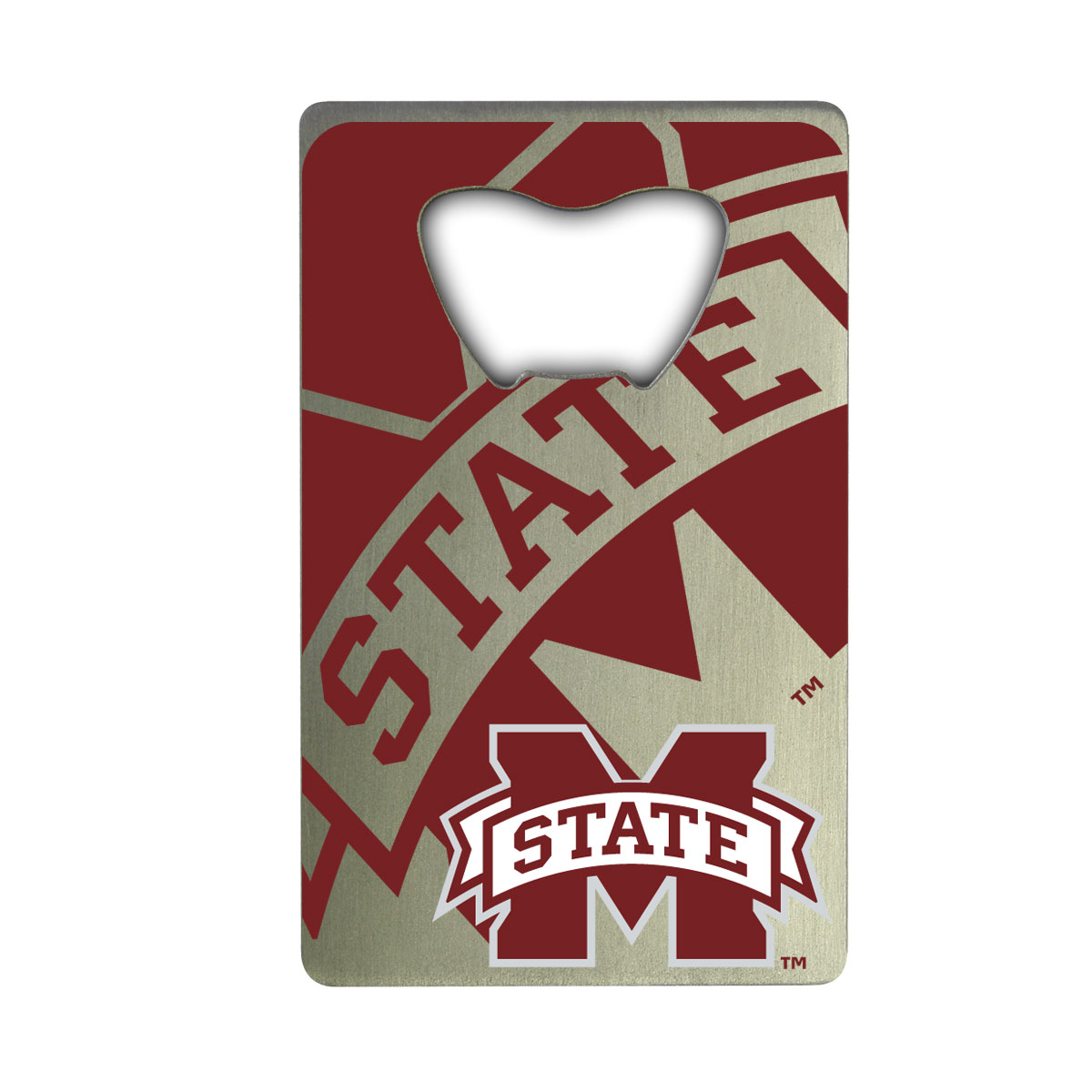 Mississippi State Bulldogs Bottle Opener Credit Card Style - Special Order