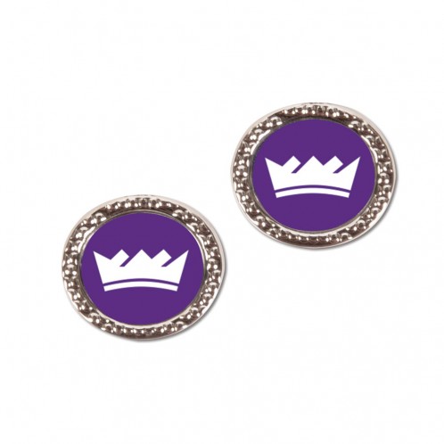 Sacramento Kings Earrings Post Style - Special Order