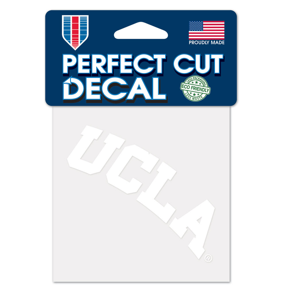 UCLA Bruins Decal 4x4 Perfect Cut White - Special Order