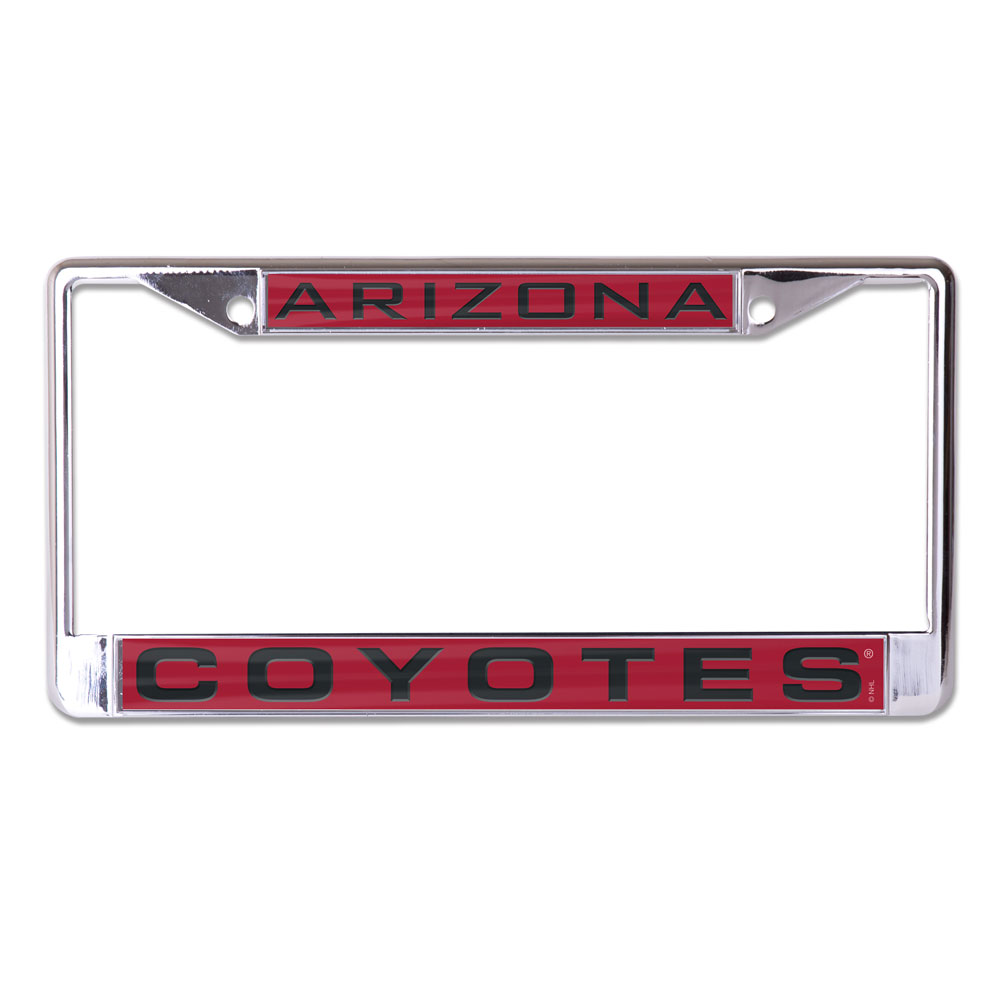 Arizona Coyotes License Plate Frame - Inlaid - Special Order