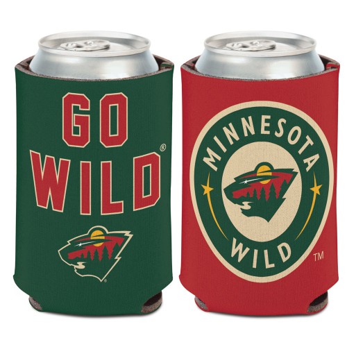 Minnesota Wild Can Cooler Slogan Design Special Order