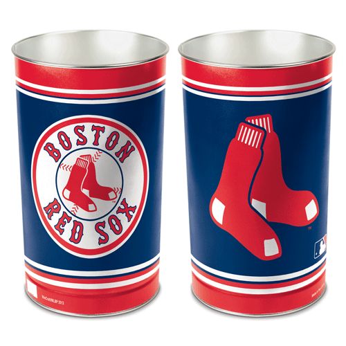 Boston Red Sox Wastebasket 15 Inch