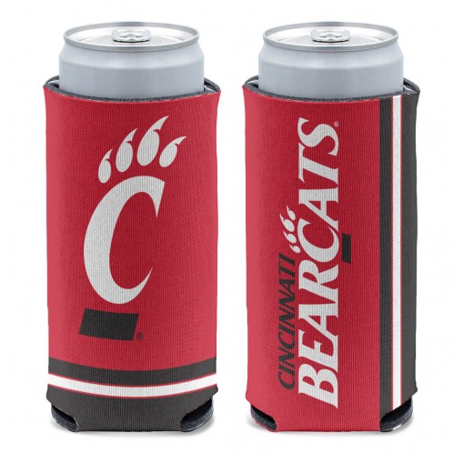 Cincinnati Bearcats Can Cooler Slim Can Design Special Order