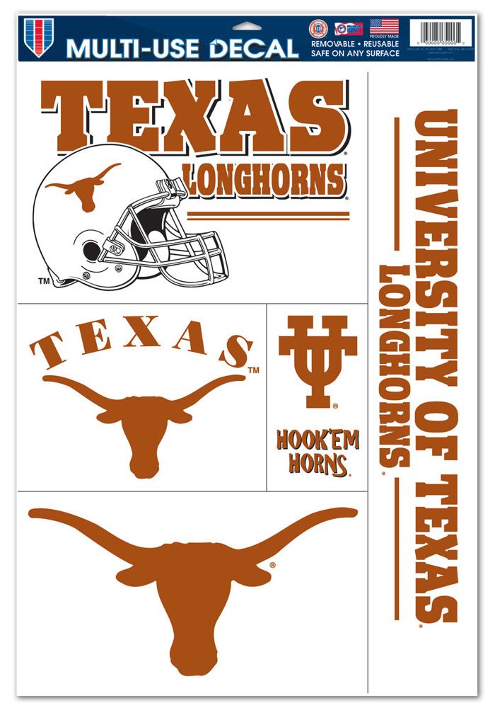 Texas Longhorns Decal 11x17 Ultra - Special Order