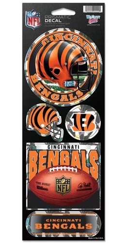 Cincinnati Bengals Stickers Prismatic