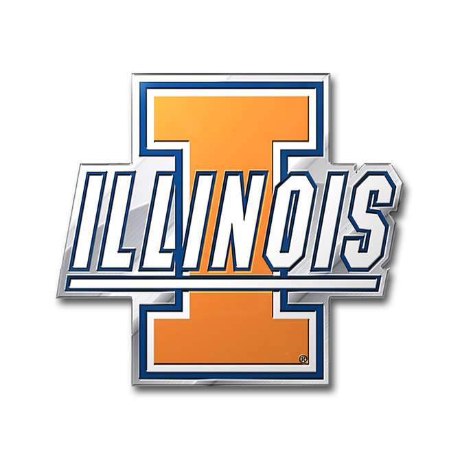 Illinois Fighting Illini Auto Emblem Color - Special Order