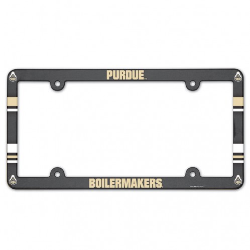 Purdue Boilermakers Plastic Full Color License Plate Frame