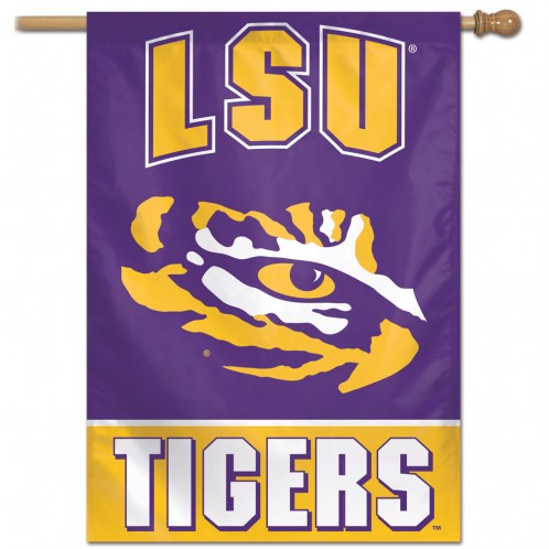 LSU Tigers Banner 28x40 Vertical - Special Order