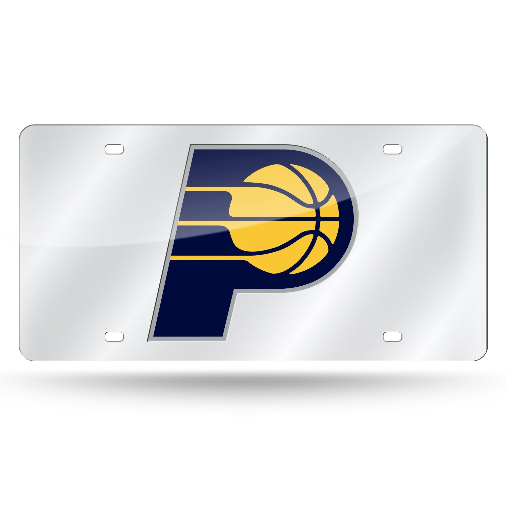 Indiana Pacers Silver Laser Tag - Special Order
