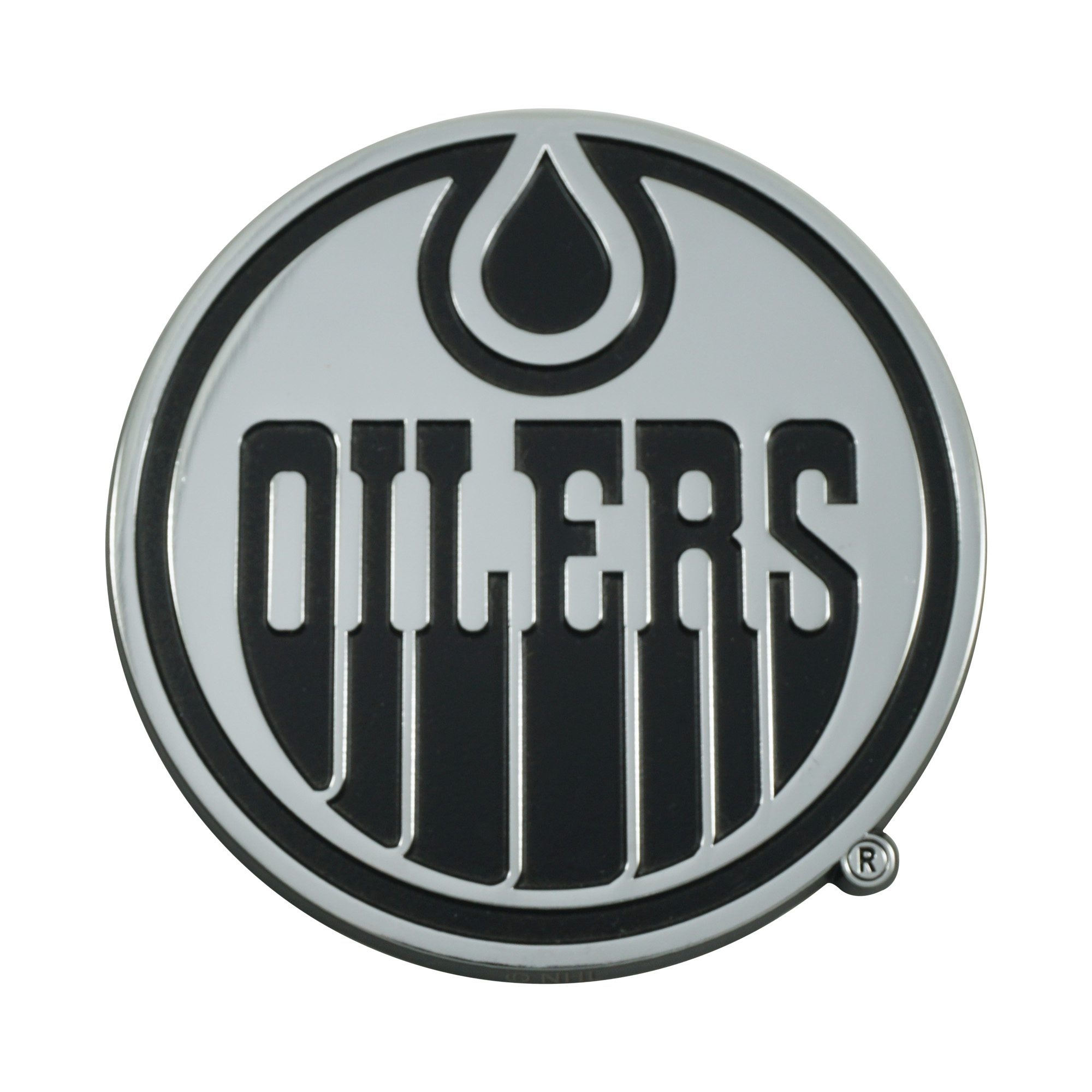 Edmonton Oilers Auto Emblem Premium Metal Chrome Special Order