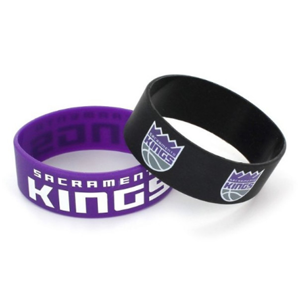Sacramento Kings Bracelets - 2 Pack Wide - Special Order