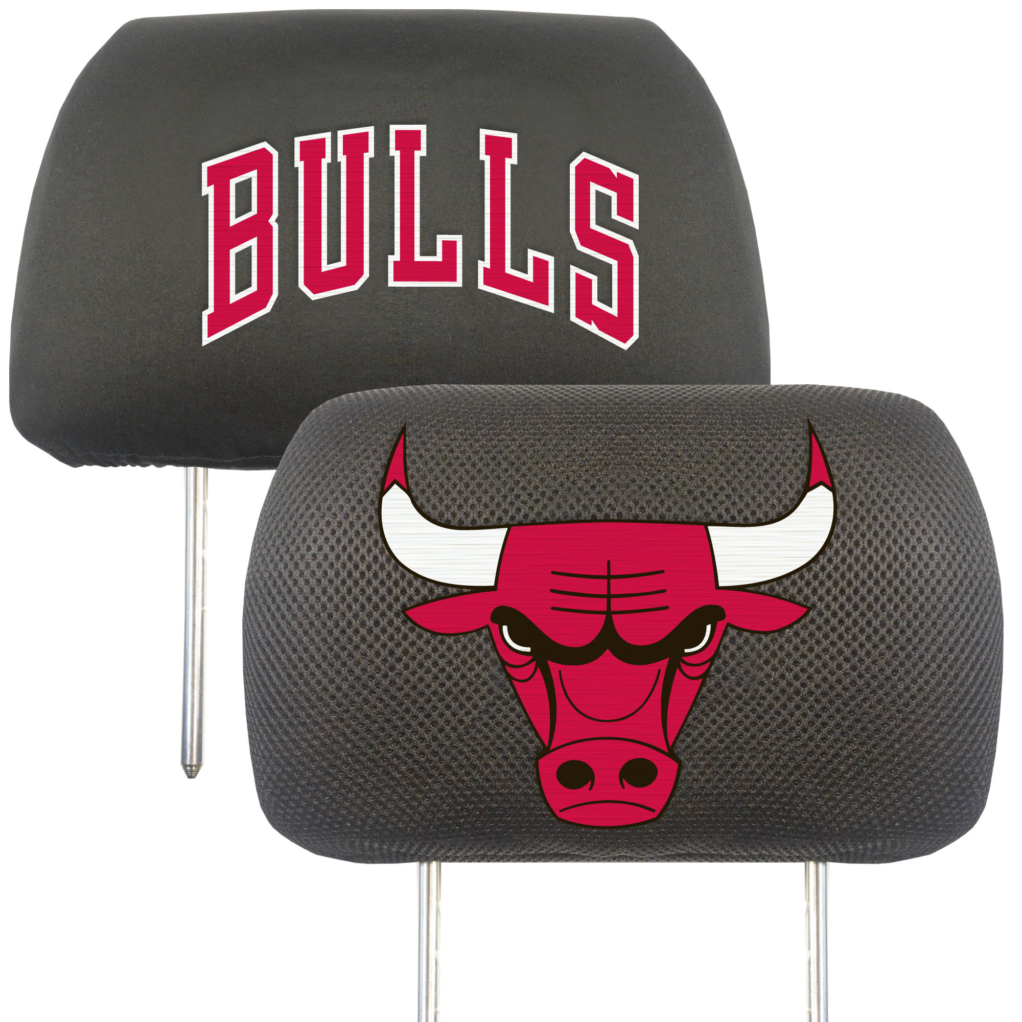 Chicago Bulls Headrest Covers FanMats Special Order