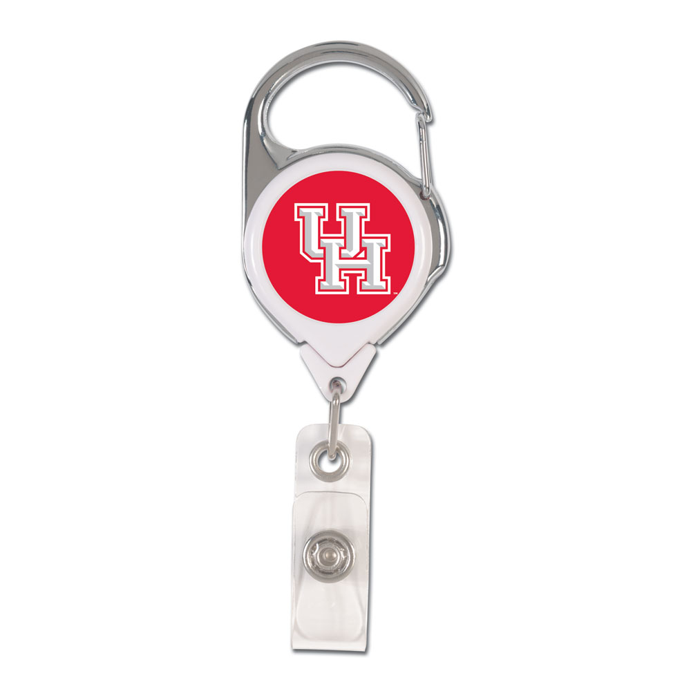 Houston Cougars Badge Holder Premium Retractable - Special Order