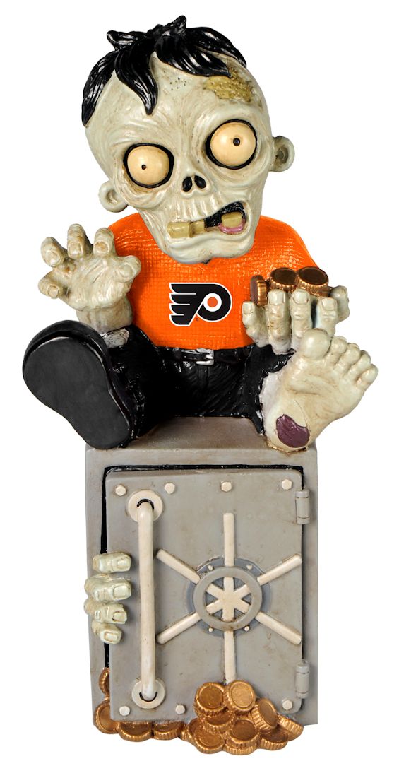 Philadelphia Flyers Zombie Figurine Bank CO