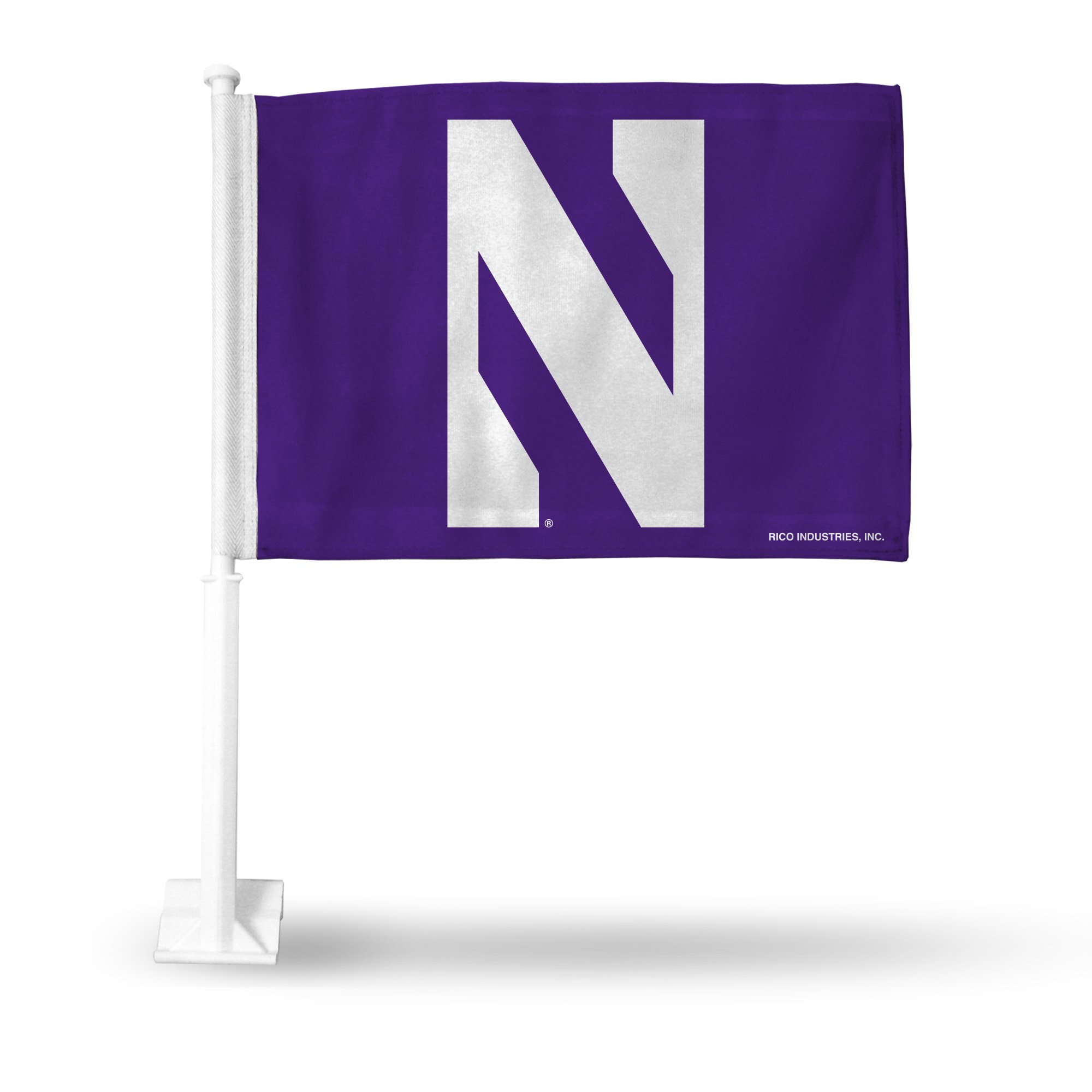 Northwestern Wildcats Flag Car - Special Order