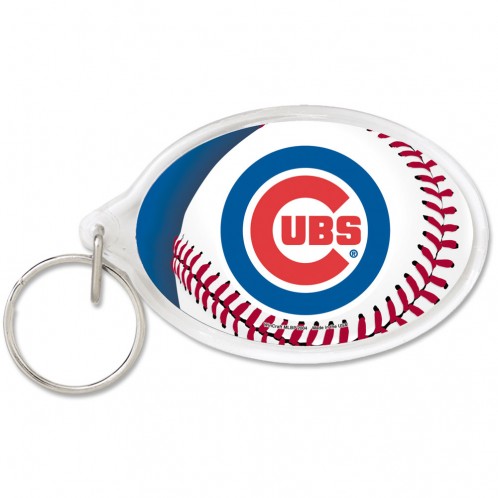 Chicago Cubs Key Ring Acrylic Carded Special Order