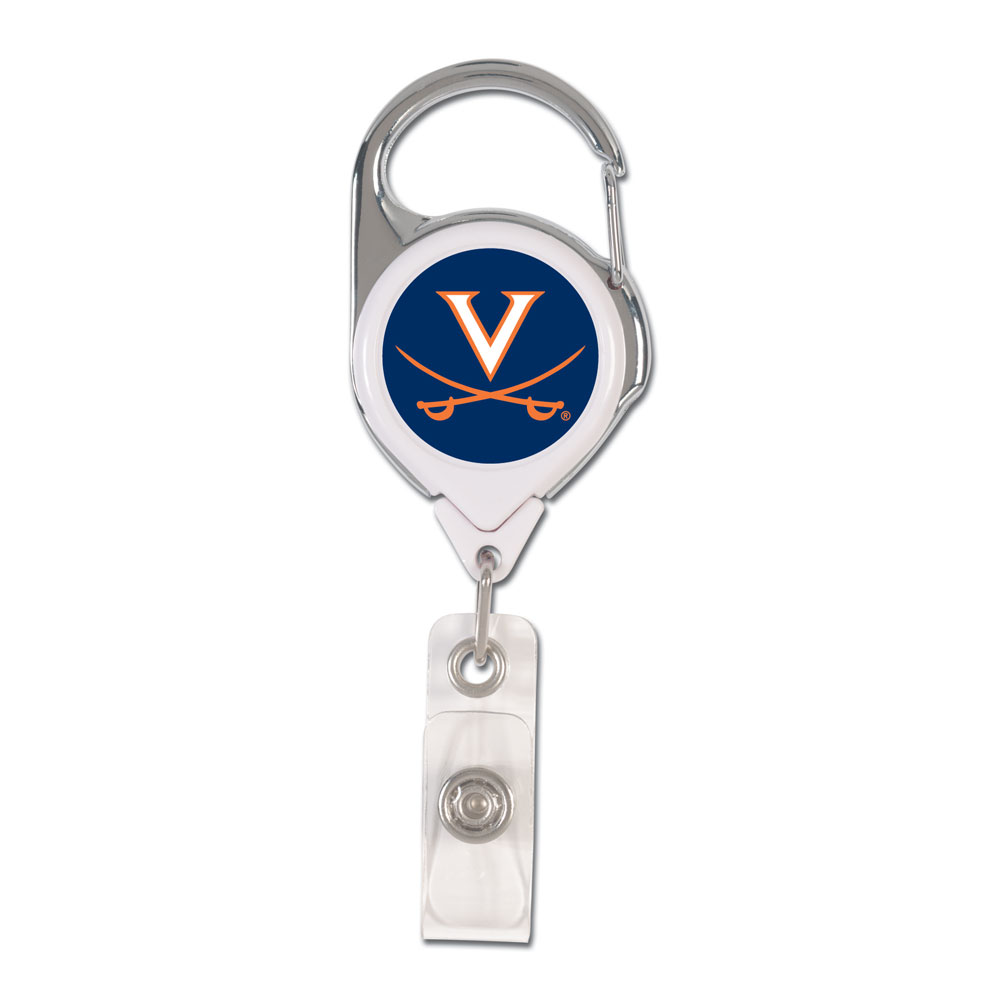 Virginia Cavaliers Badge Holder Premium Retractable - Special Order
