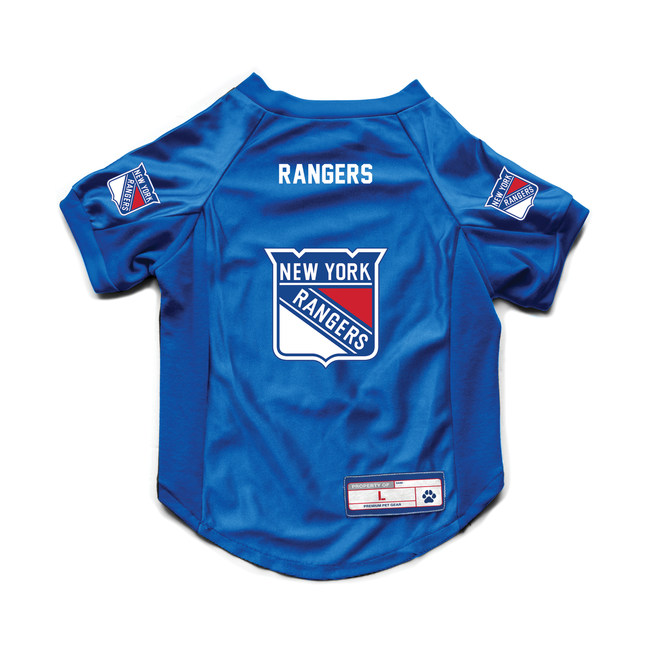New York Rangers Pet Jersey Stretch Size XL - Special Order