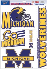 Michigan Wolverines Decal 11x17 Ultra