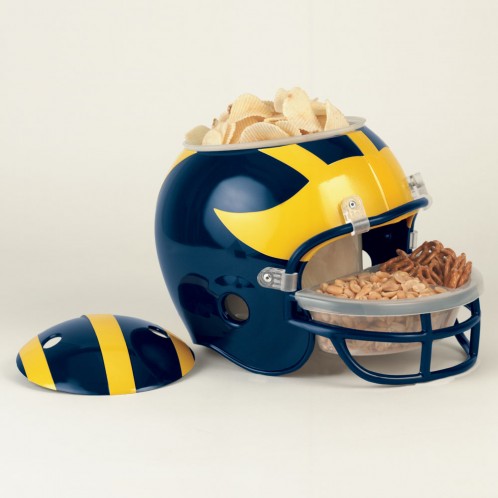 Michigan Wolverines Snack Helmet - Special Order