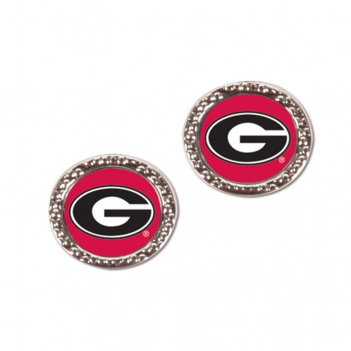 Georgia Bulldogs Earrings Post Style - Special Order