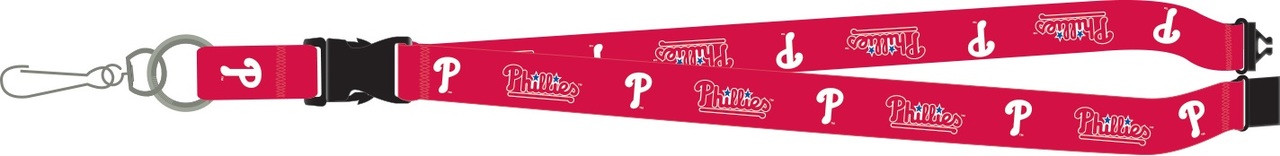 Philadelphia Phillies Lanyard Breakaway with Key Ring Style - Special Order