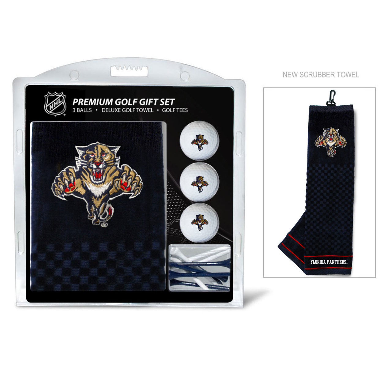 Florida Panthers Golf Gift Set with Embroidered Towel - Special Order