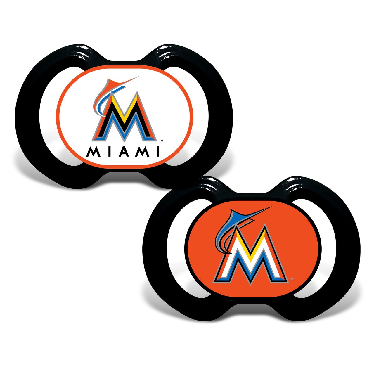 Miami Marlins Pacifier 2 Pack - Special Order