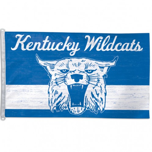 Kentucky Wildcats Flag 3x5 Deluxe Vintage Design - Special Order