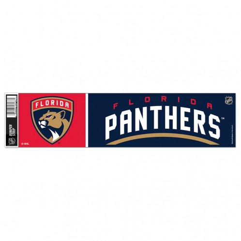 Florida Panthers Decal 3x12 Bumper Strip Style - Special Order
