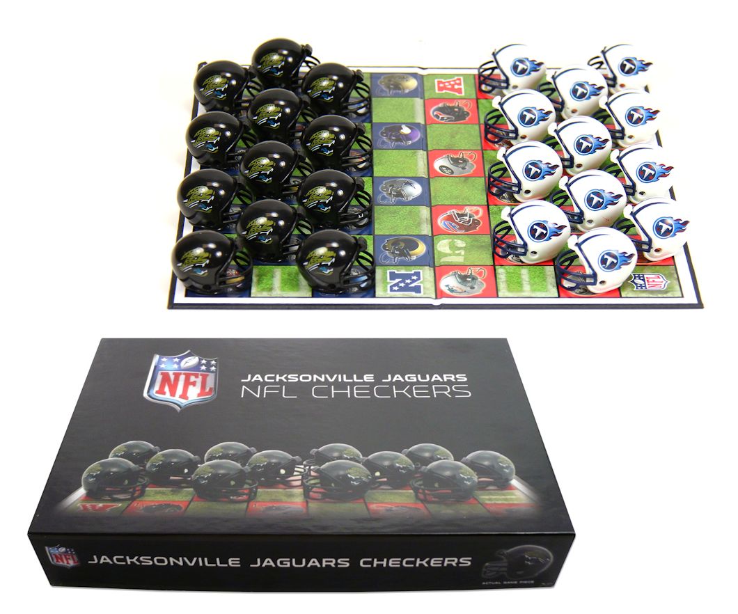 Jacksonville Jaguars Checker Set CO