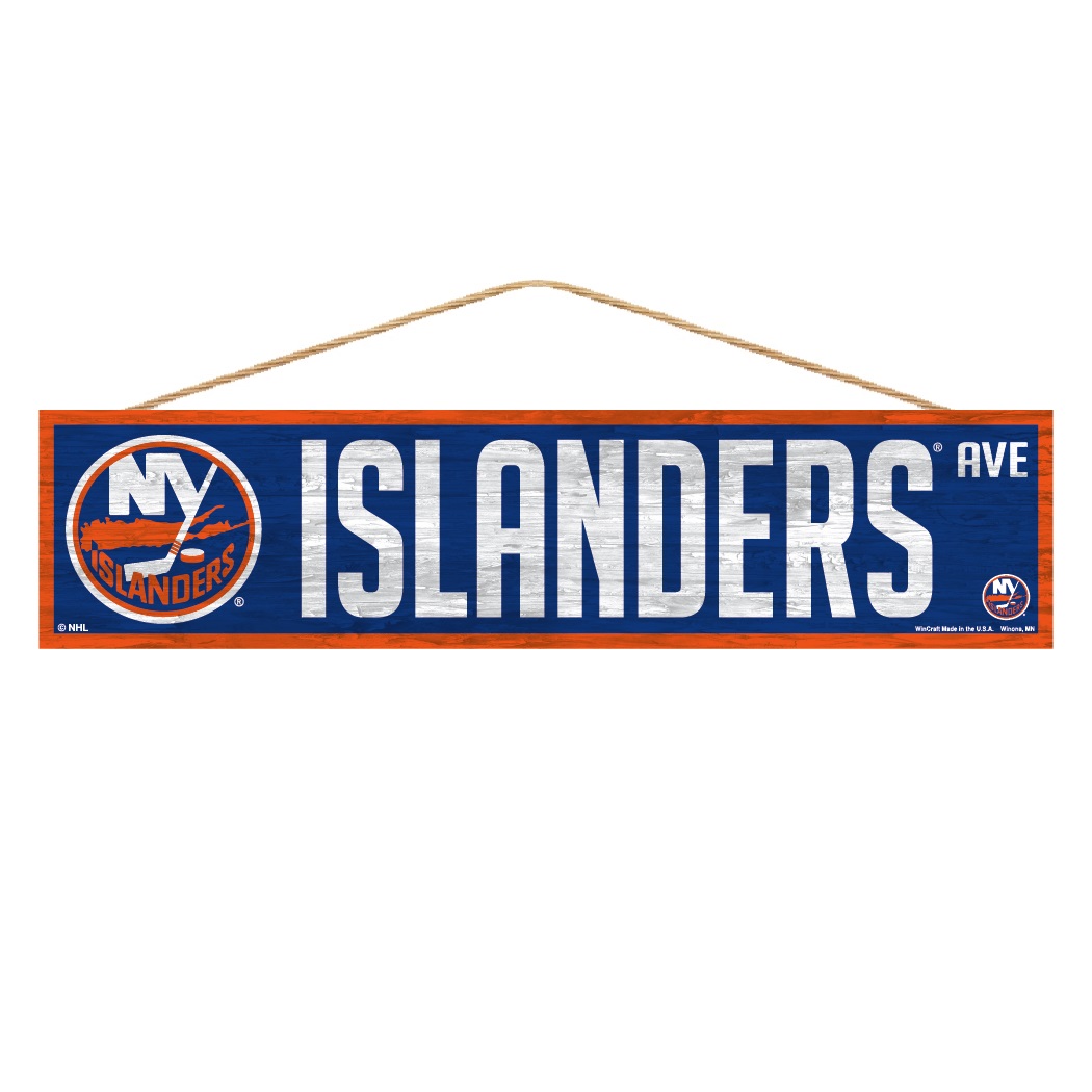 New York Islanders Sign 4x17 Wood Avenue Design