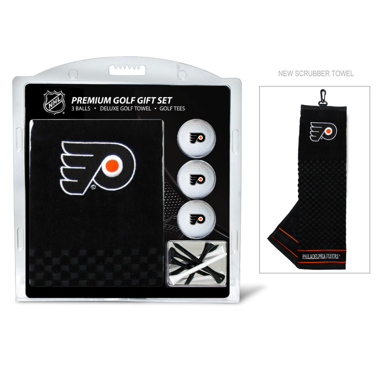 Philadelphia Flyers Golf Gift Set with Embroidered Towel - Special Order