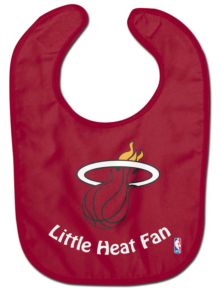 Miami Heat Baby Bib - All Pro Little Fan - Special Order