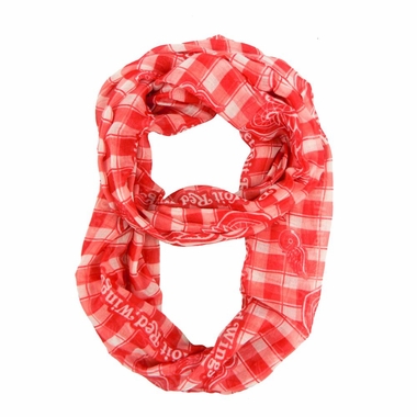 Detroit Red Wings Infinity Scarf - Plaid