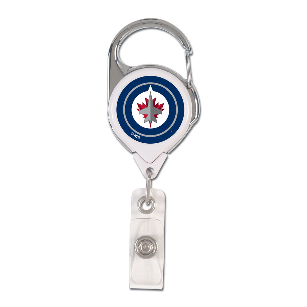 Winnipeg Jets Badge Holder Premium Retractable - Special Order