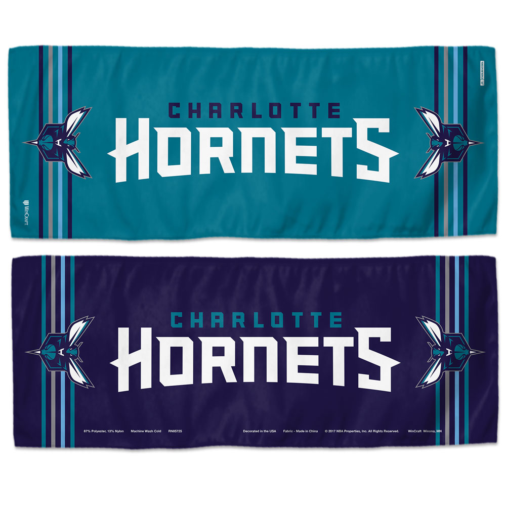 Charlotte Hornets Cooling Towel 12x30 - Special Order